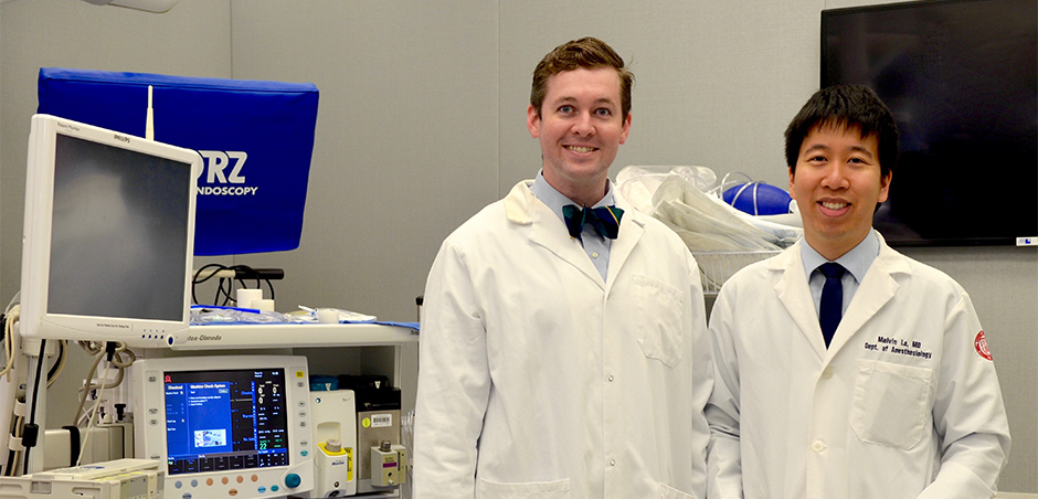 From left: Dr. Rob Bowen and Dr. Melvin La are Chief Residents for 2017-18.