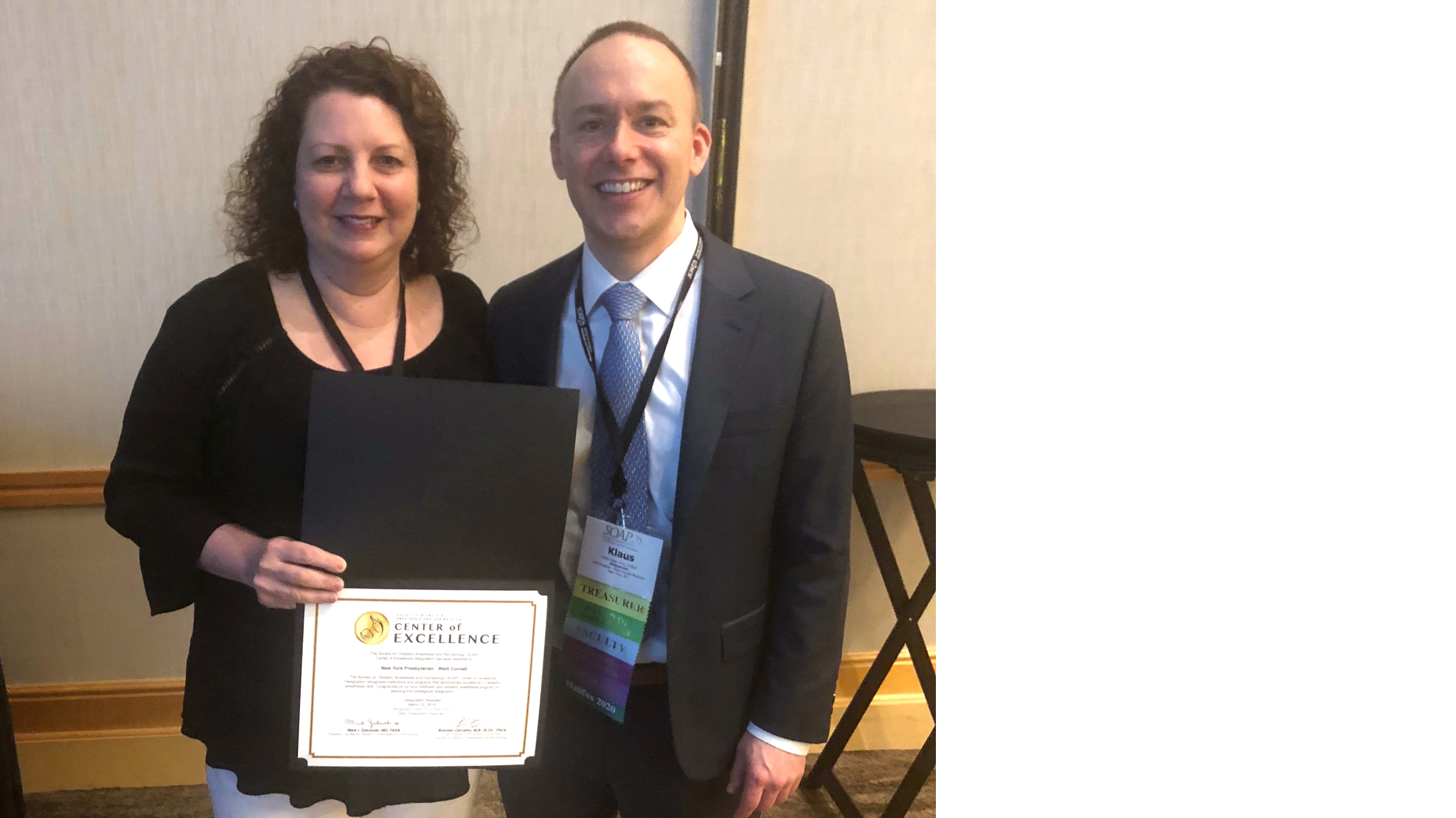 From left: Drs. Sharon Abramovitz and Klaus Kjaer