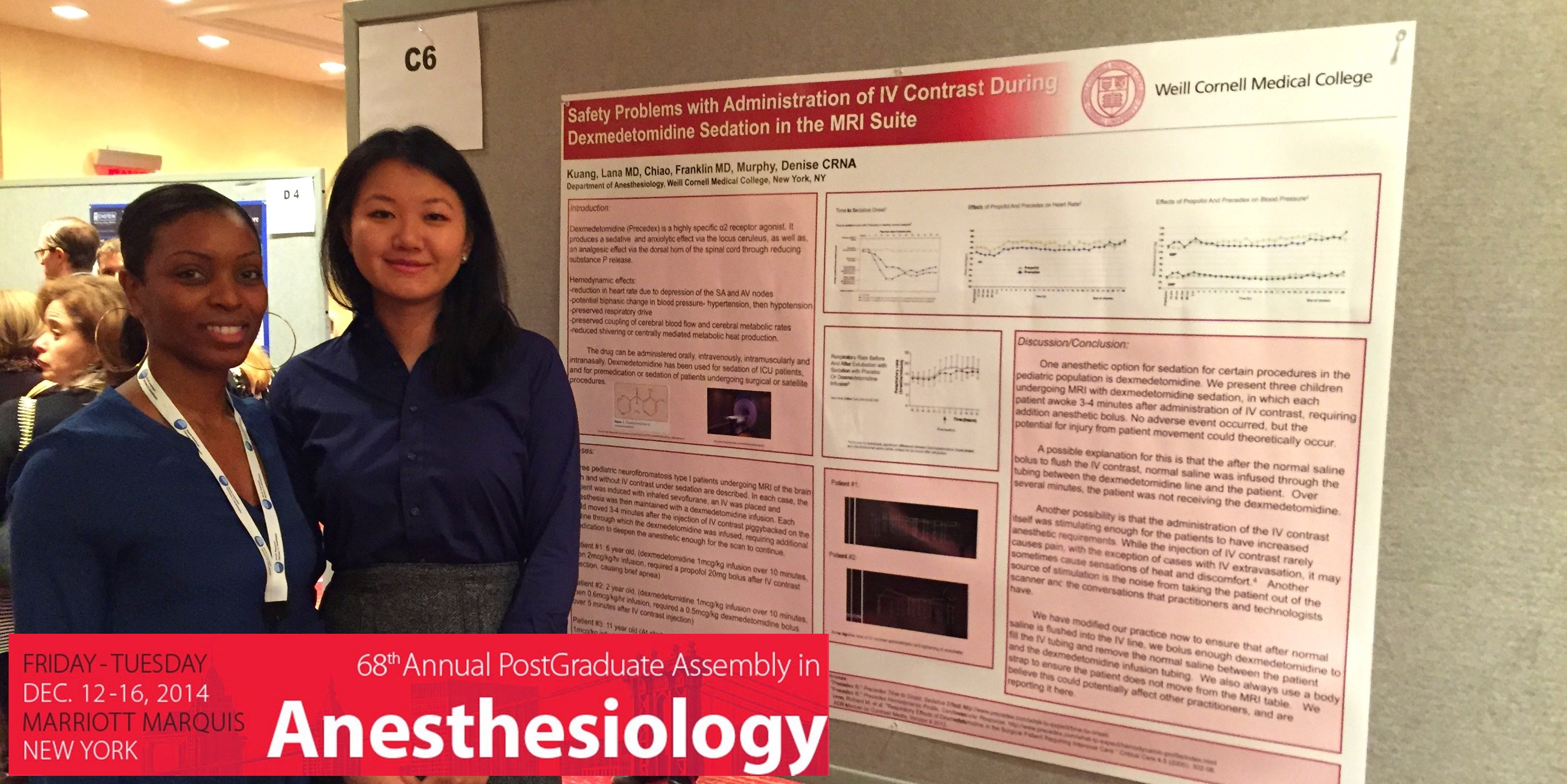 Dr. Karen Francois (left) and Dr. Lana Kuang (right) at the 68th Annual PGA.