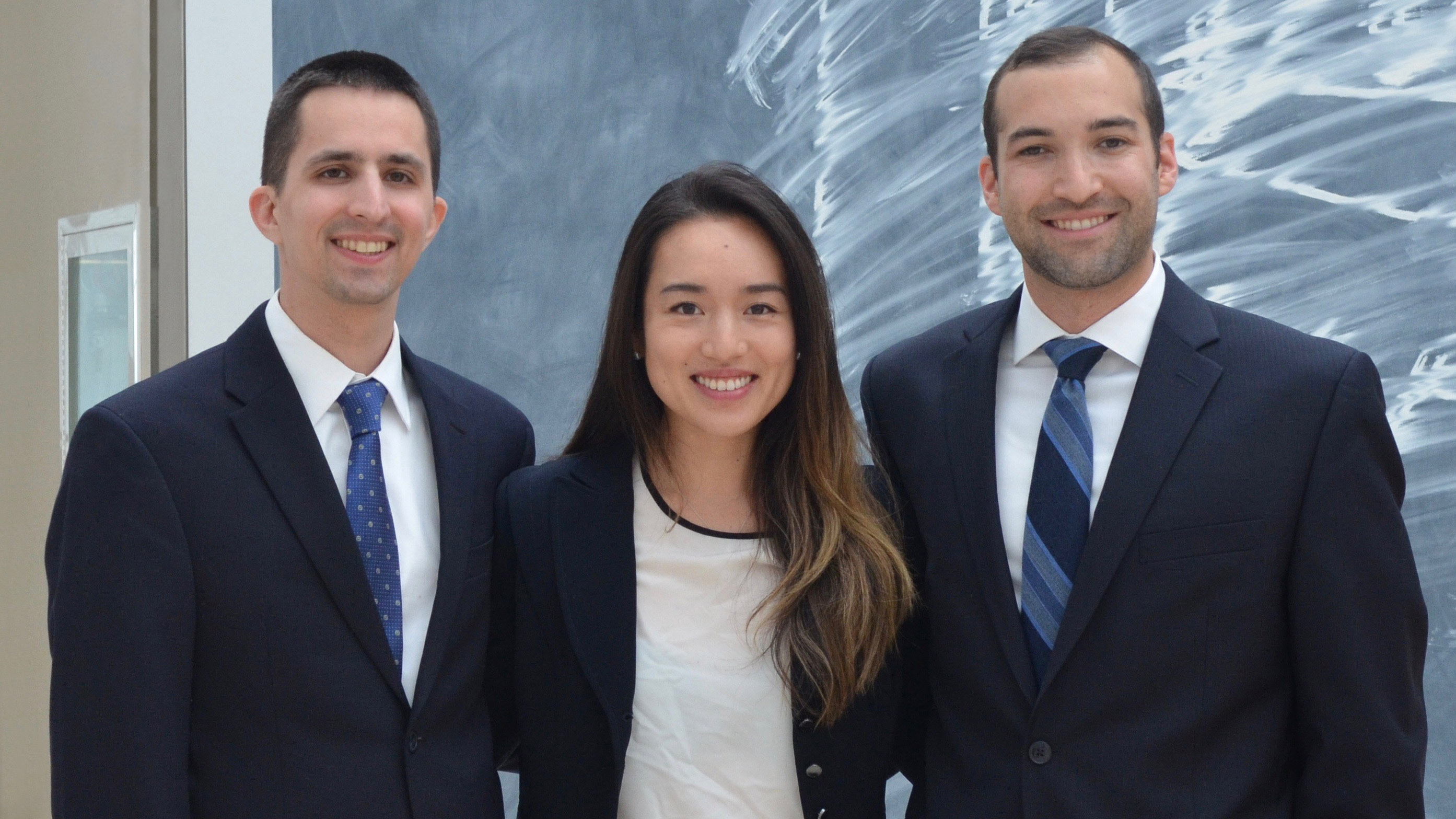 From left, Drs. John Rubin, Cindy Cheung and Matt Perlstein