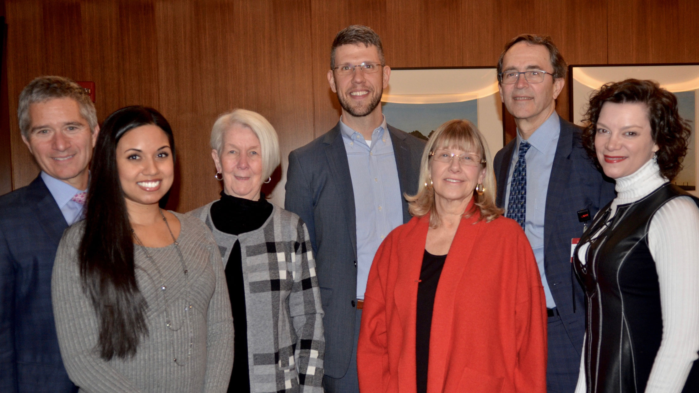CRNA Therese Mohamed, second from left, received the Eleanor Bradley Award for 2017