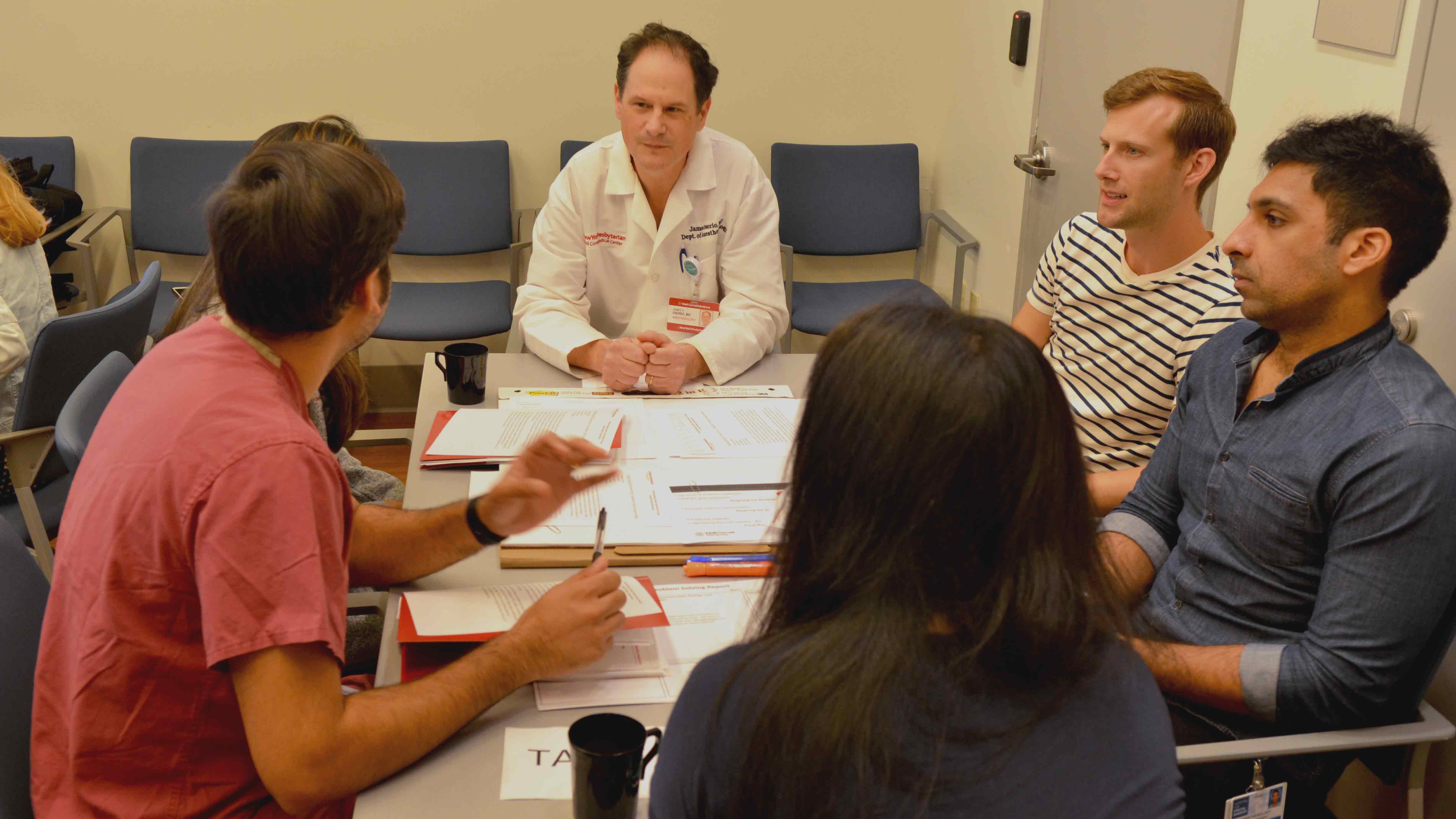 Dr. James Osorio participating in a breakout session