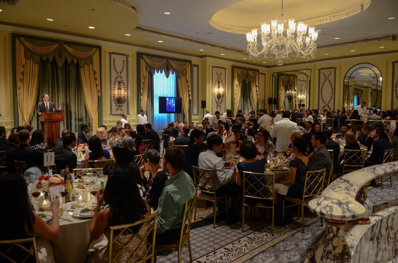 Anesthesiology Chair Dr. Hugh Hemmings welcomes the graduating residents, fellows, and their guests to the annual graduation ceremony