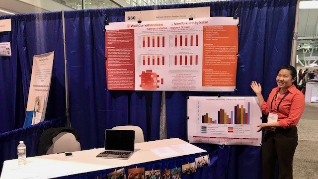 Dr. Grace Shih presents the RSC's award-winning poster