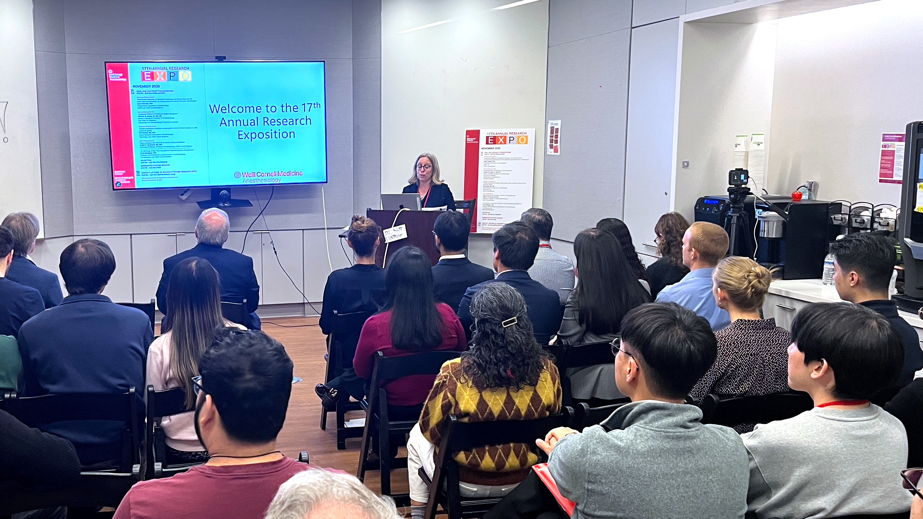 Dr. Hannah Wunsch opens Research Exposition