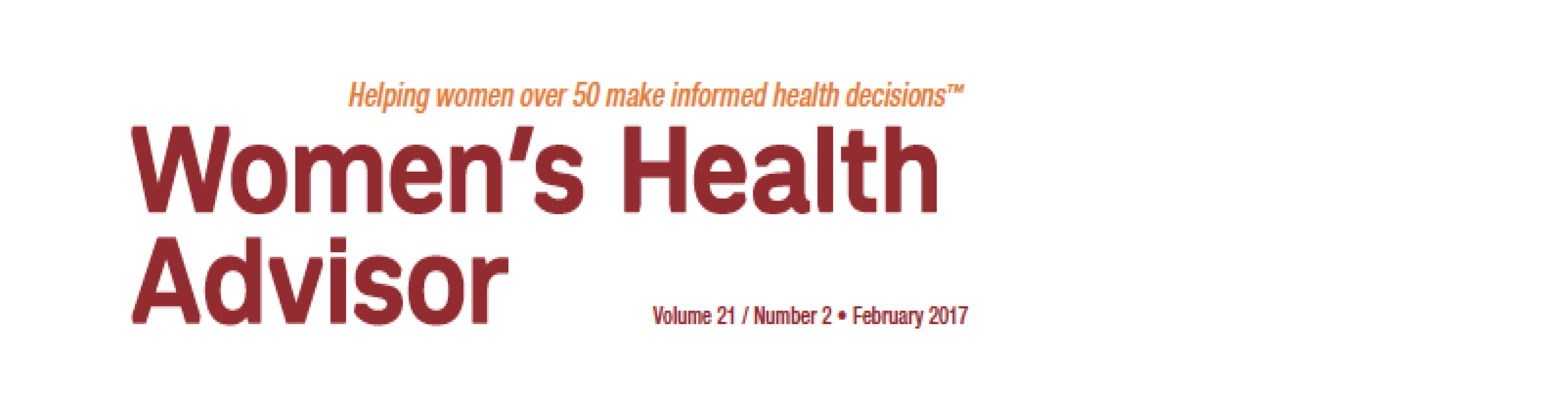 Women's Health Advisor banner