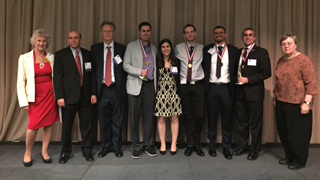 The Department of Anesthesiology's winning team.