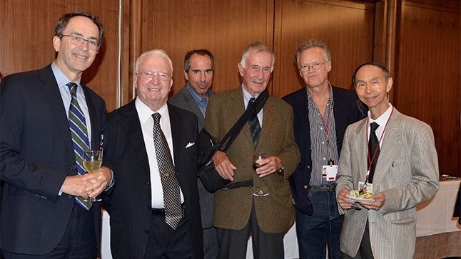 Dr. Louis Maggio, second from left, with colleagues.