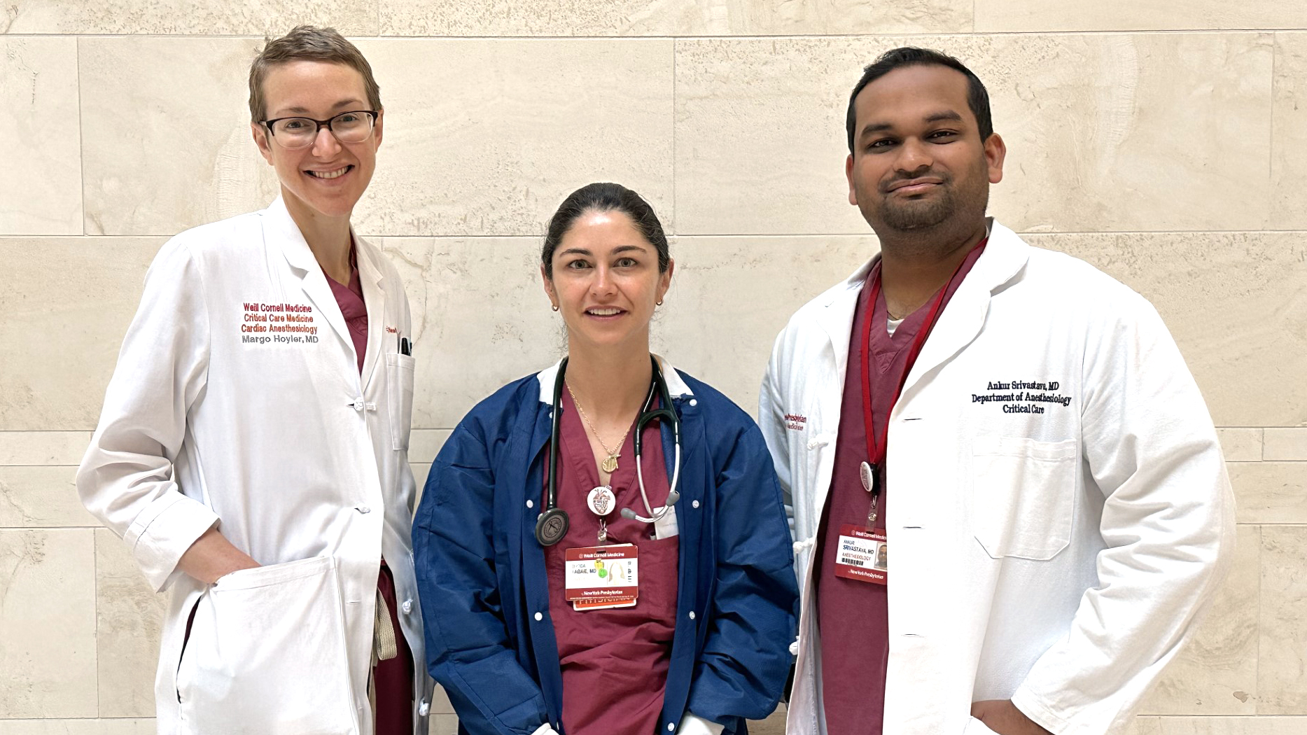 Drs. Margo Hoyler, Sheida Tabaie and Ankur Srivastava