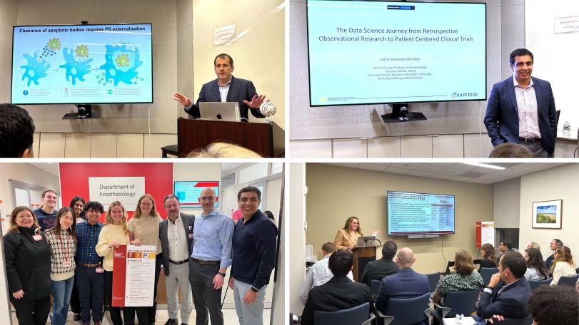 Montage of speakers at Research Expo
