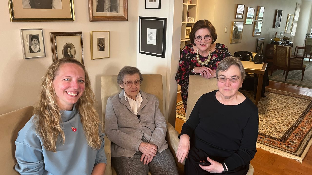 Dr. Marjorie Topkins and friends