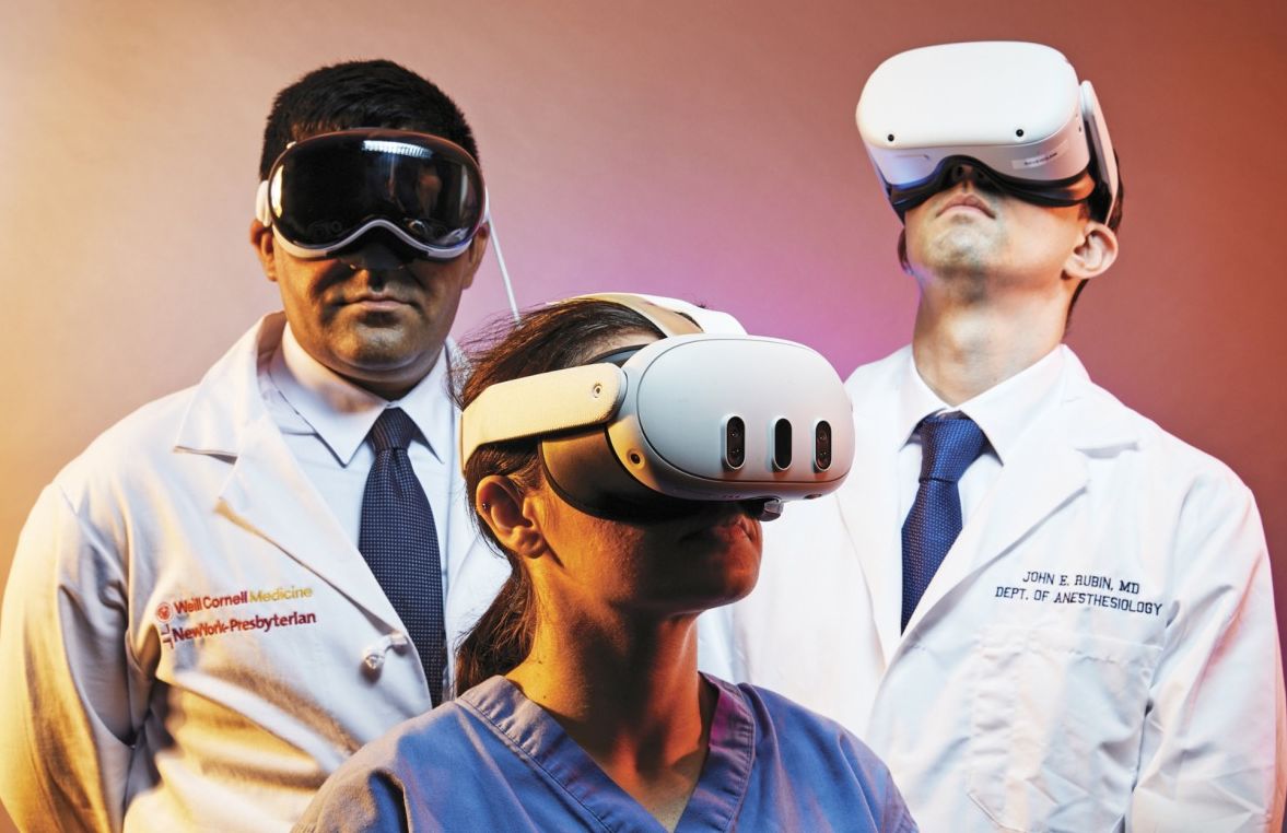 Drs with virtual reality headsets