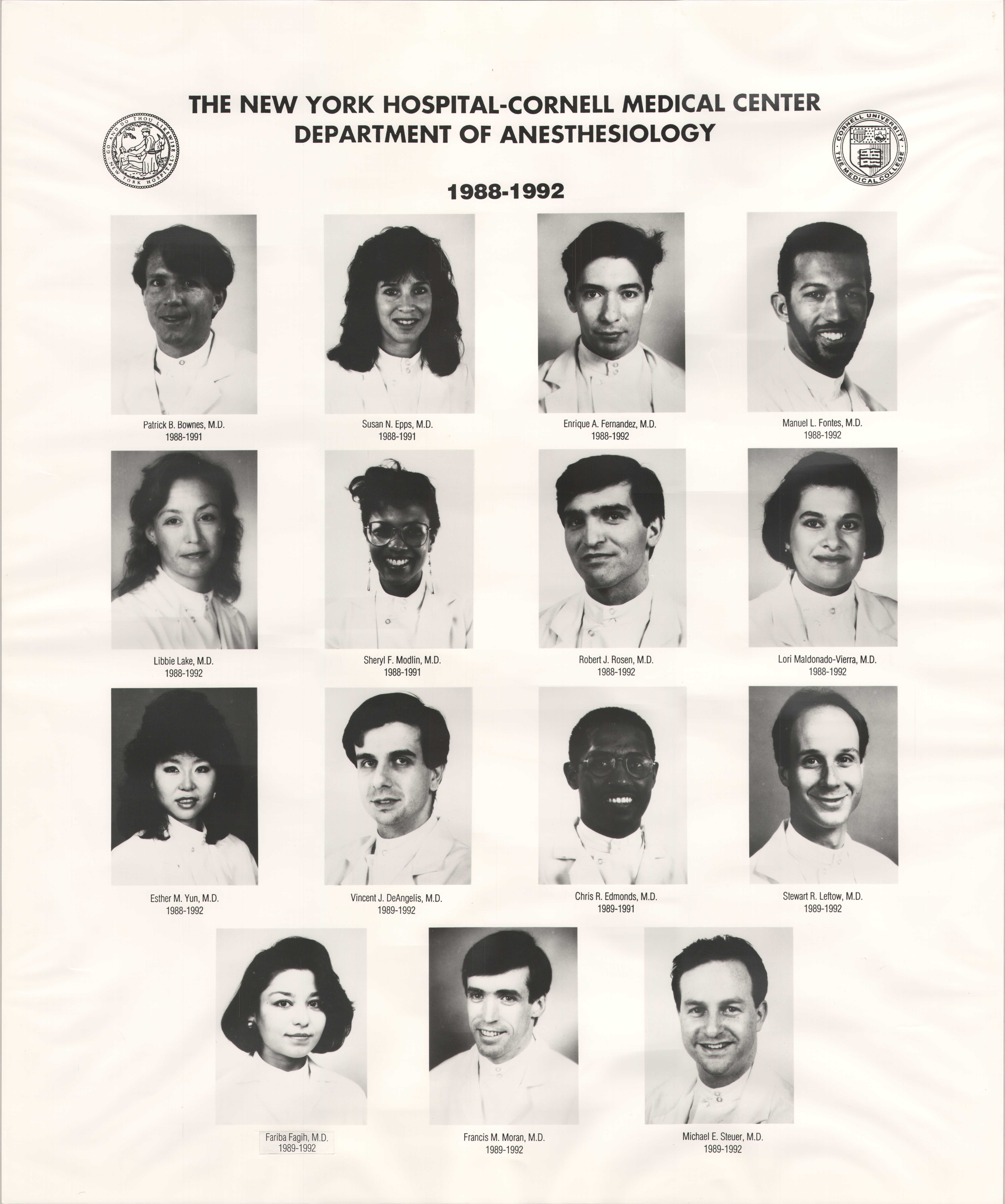 Department of Anesthesiology 70th Anniversary