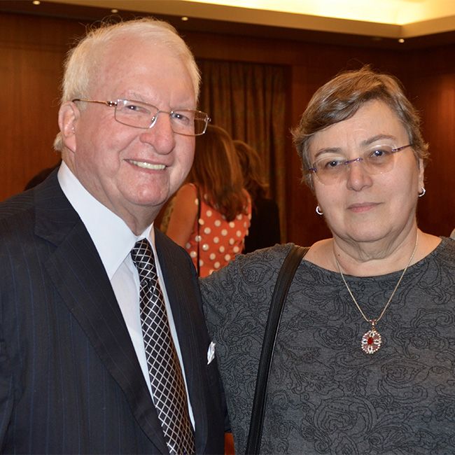 Drs. Louis Maggio and Farida Gadalla