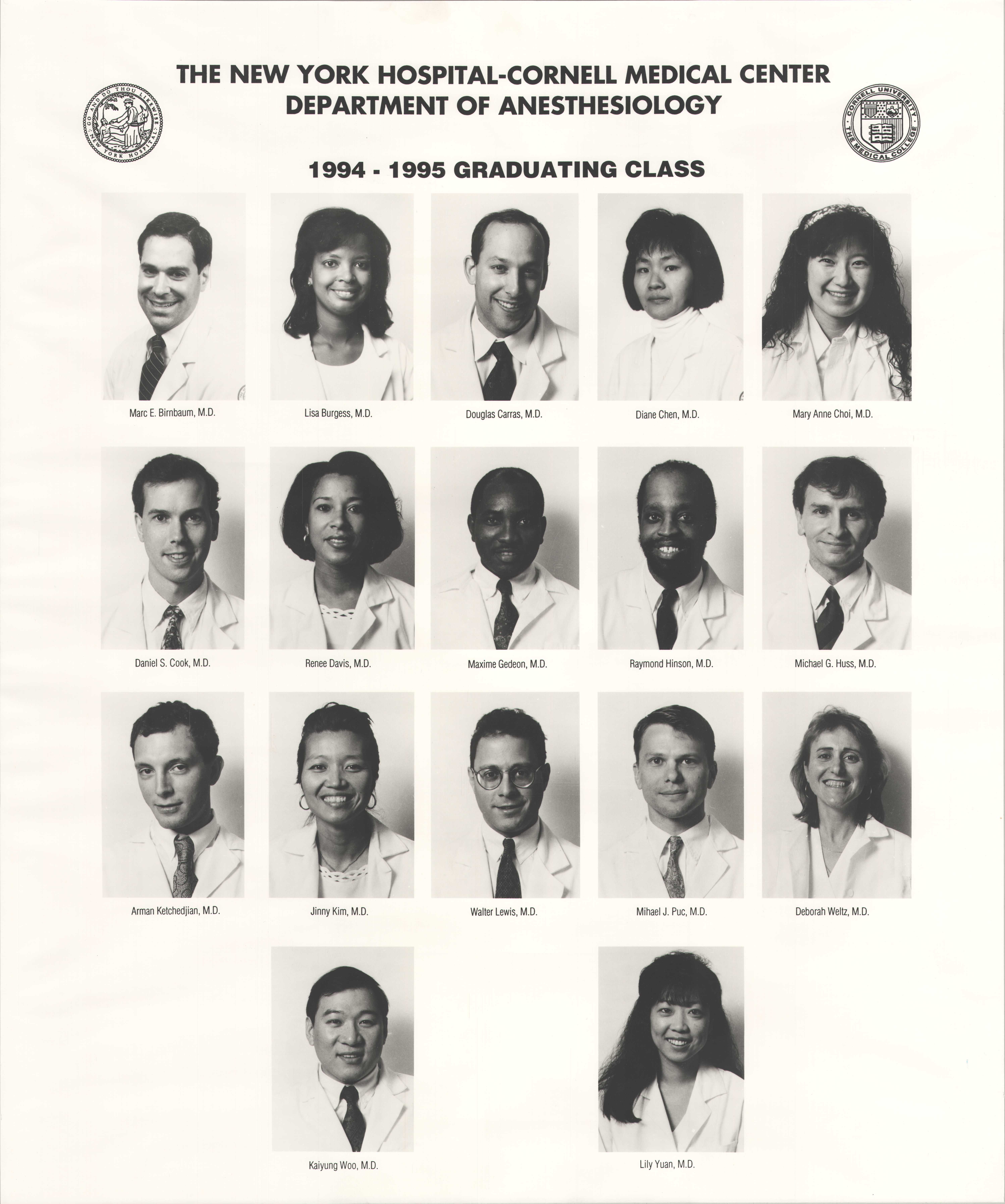 1994-1995 Residents