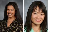 From left: Dr. Priyanka Ghosh, Dr. Hannah Lin